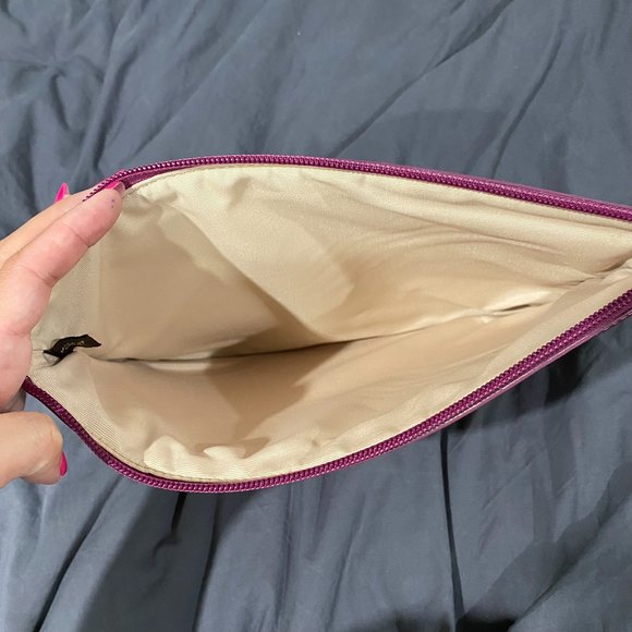 NWT Coach Monogram Handbag and IPad Case Purple/Tan/Brown - Picture 13 of 15